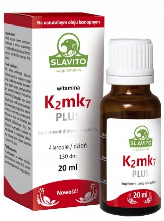 Slavito SLAVITO Witamina K2MK7 + E 20ml 5900588006799