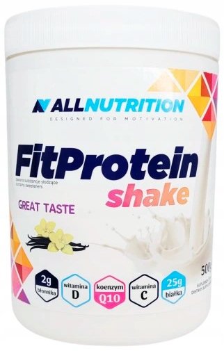 AllFitProtein Shake, waniliowy, 500g