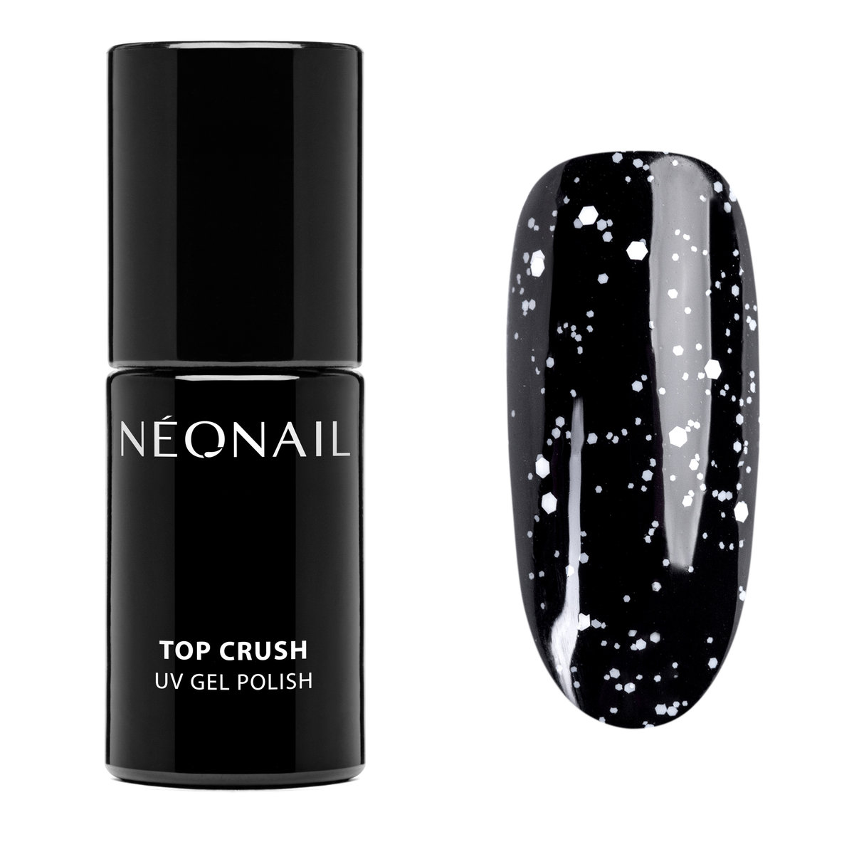 NEONAIL Top Hybrydowy CRUSH WHITE GLOSS 7,2 ml