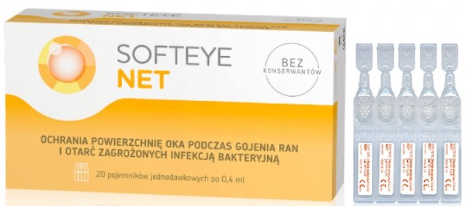 Softeye Net Żel Do Oczu 20 Poj. po 0,4 ml