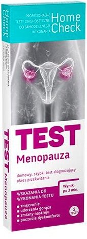 Milapharm Sp. z o.o. Milapharm  Test Menopauza do wykrywania hormonu FSH  2 szt.