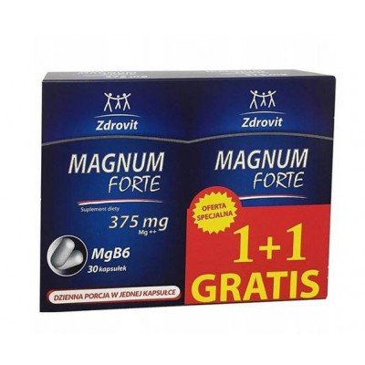 Natur Produkt Zdrovit Magnum Forte 375 mg x 30 kaps + 30 kaps