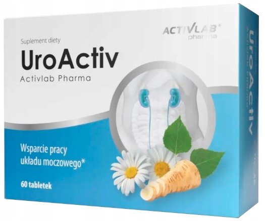 ActivLab, UroActiv, Układ moczowy żurawina, 60 tab.