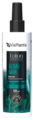 Vis Plantis Loton Algae Hair Odżywka w sprayu do włosów przetłuszczających się z algami, 200ml