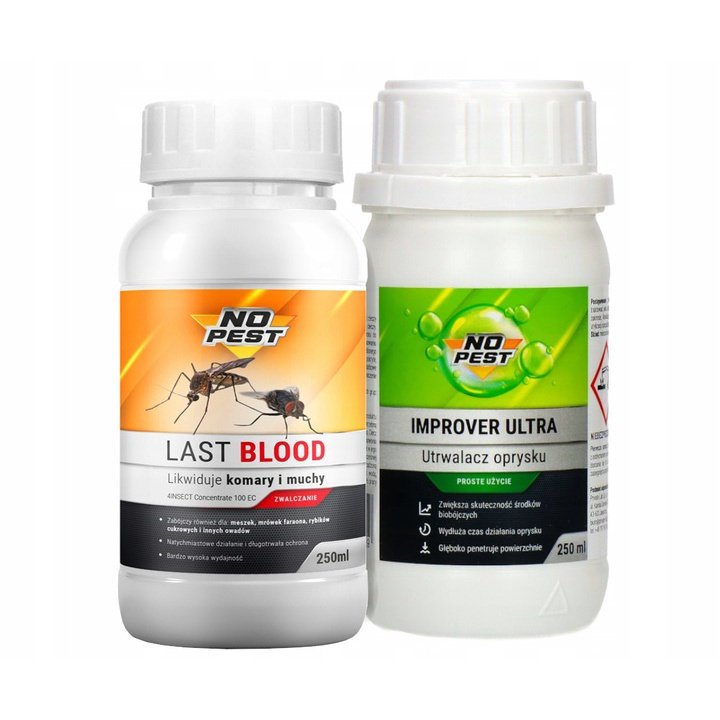 Oprysk Środek Na Komary Muchy 250ML + Utrwalacz