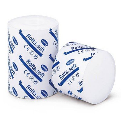 Hartmann ROLTA SOFT Opaska opatrująca z waty 3mx 15cm, 4 sztuki
