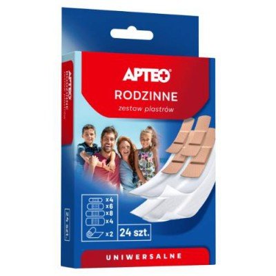 Apteo Care Zestaw plastrów uniwersalnych - Apteo Care - 24 szt 06320