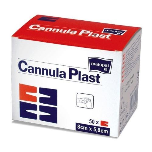 Cannula Plast Cannula opatrunek do mocowania kaniul 8x5,8cm 50 szt. MA-161-MMMM-038