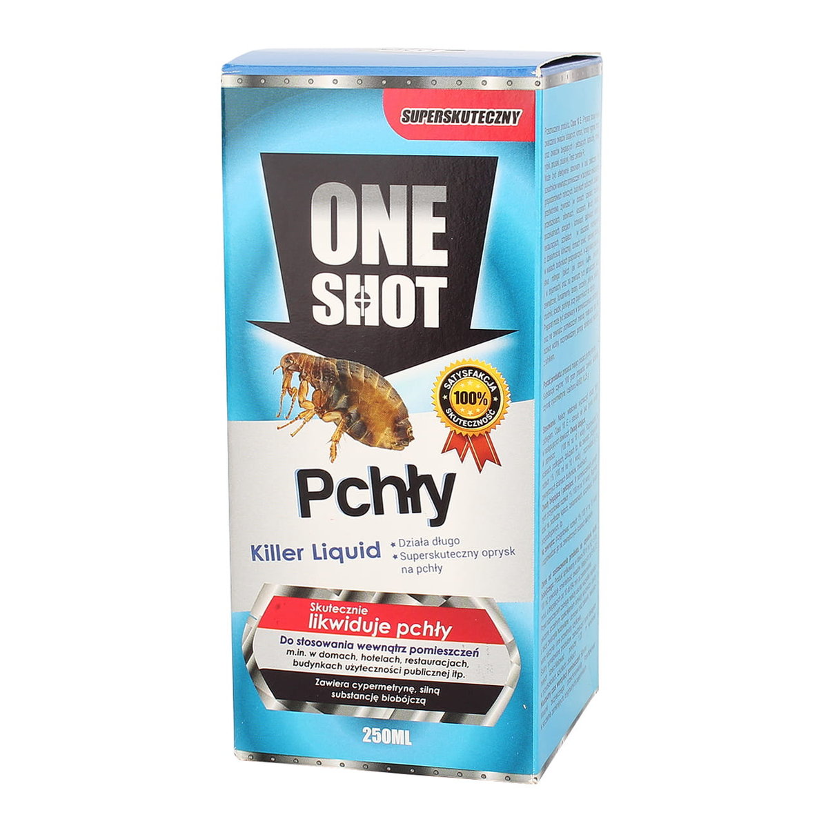 One Shot Na Pchły Oprysk O Natychmiastowym Efekcie I Długotrwałym Działaniu 250 Ml