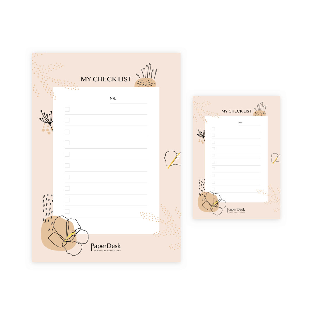 Tygodniowy Planner A6 Z Motywem Nature