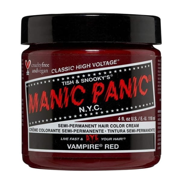 Manic Panic, Farba toner semi-permanente, Vampire Red, 118ml