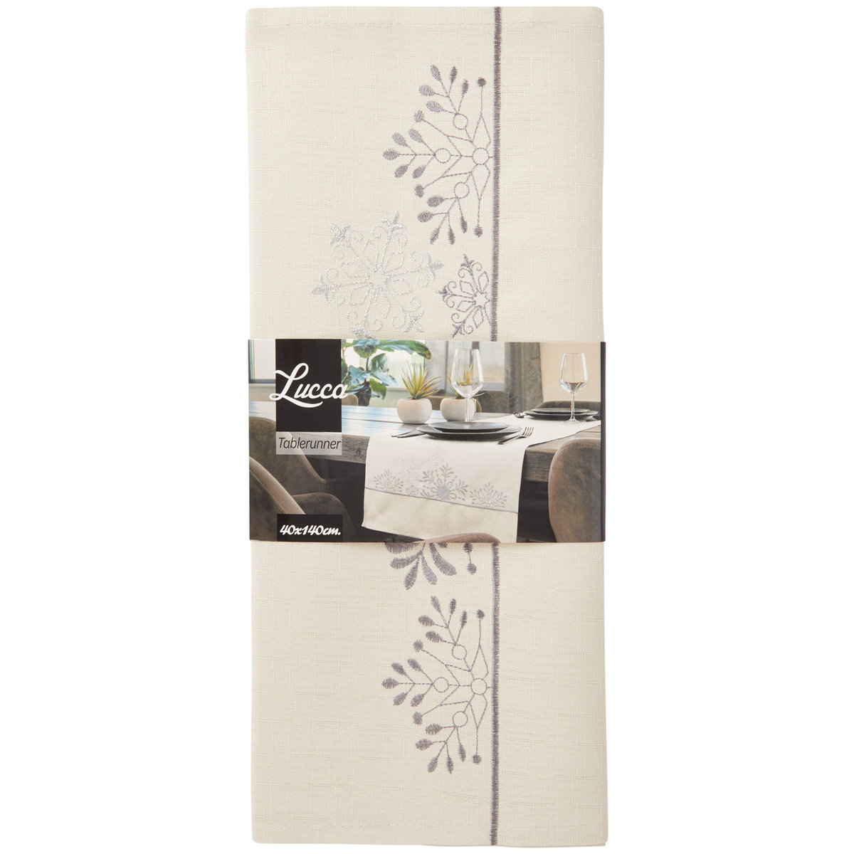 Lucca Obrus Bieżnik Z Haftem 40X140Cm