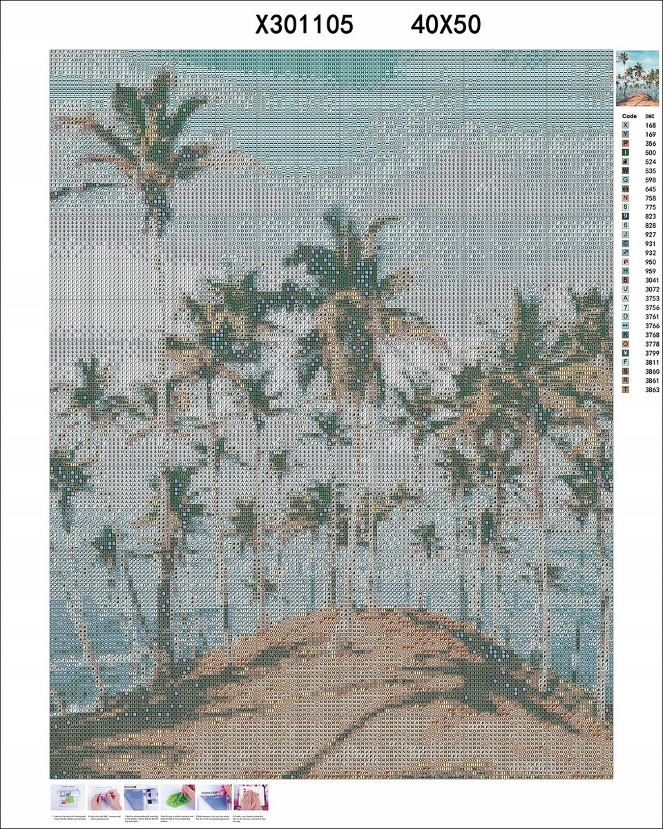 Diamond Painting Haft Diamentowy Mozaika Zestaw 5D - 40X50