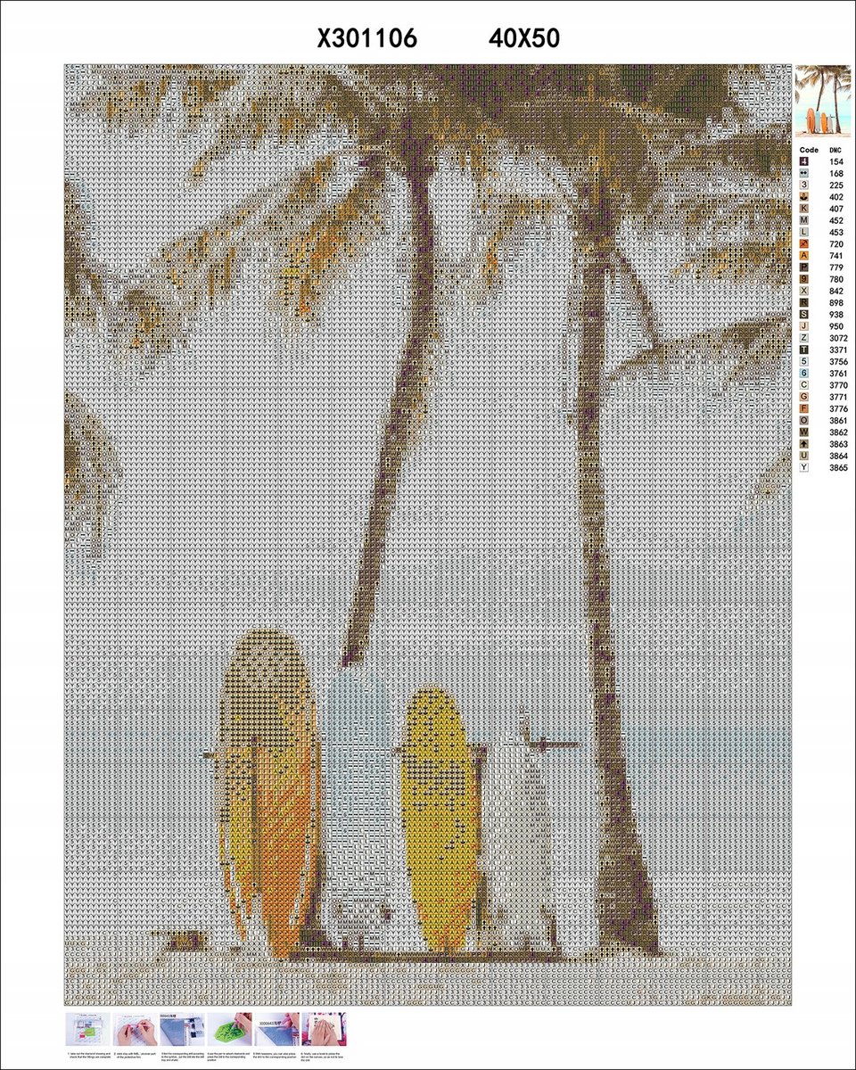 Diamond Painting Haft Diamentowy Mozaika Zestaw 5D - 40X50