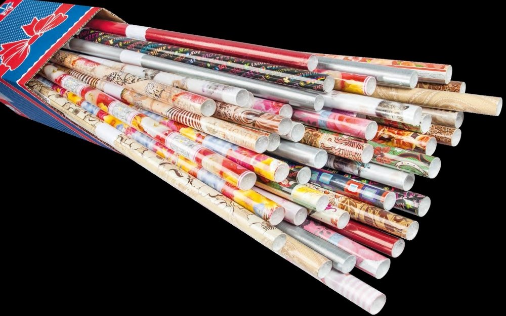 Pol-Mak Torebki, Papier ozdobny 70x200 cm, mix kolorów