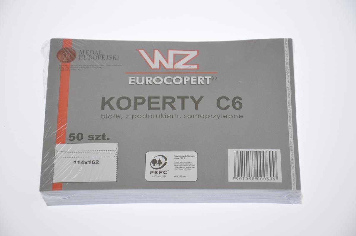 WZ Eurocopert KOPERTA C-6 BIAŁA, SK, F-50