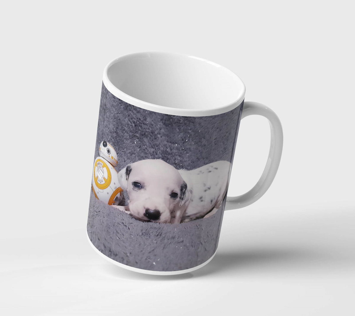 Kubek ceramiczny pies dalmatyńczyk i star wars