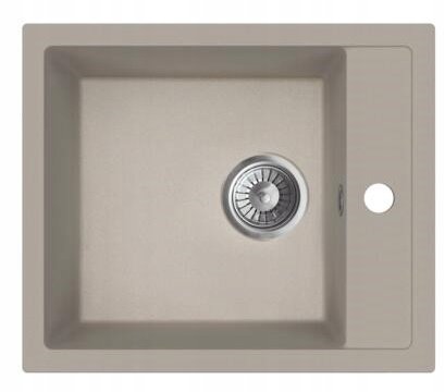 Milo Zlewozmywak Granitowy 1-Kom Piaskowy 51,5X43,5 Cm