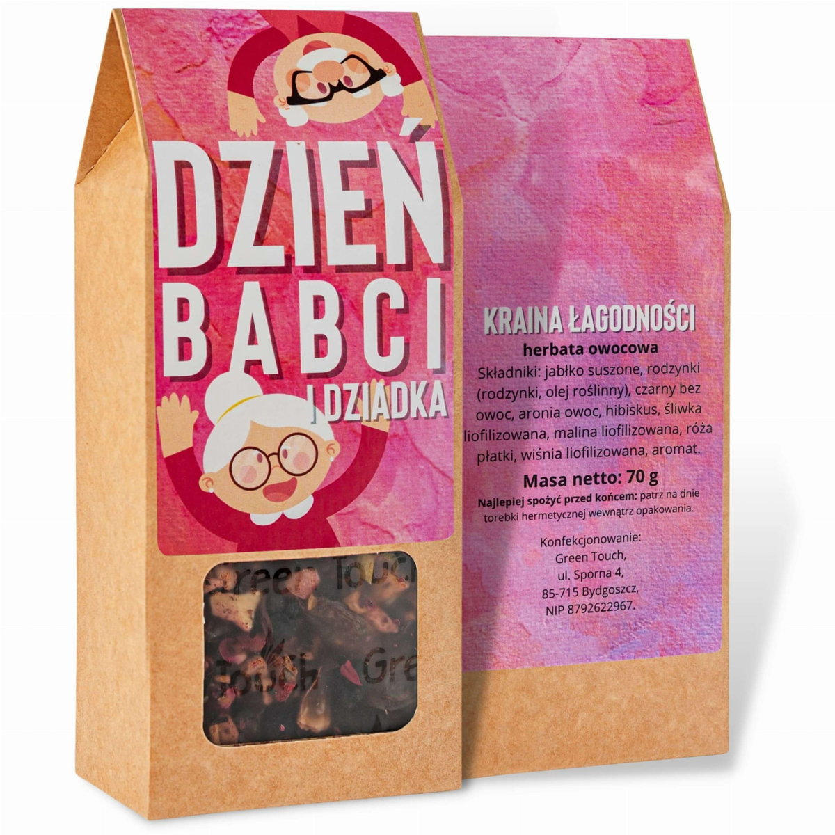 Prezent Na Dzień Babci I Dziadka Herbata W Pudełku 70 G