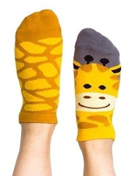 Zabawne Stopki Z Żyrafą - Gigi Giraffe Kids - 31-35