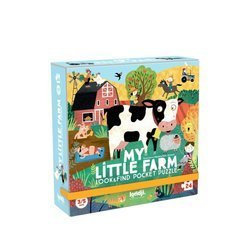 Londji Puzzle kieszonkowe dla dzieci Moja Mała Farma | toyki_8436580424547