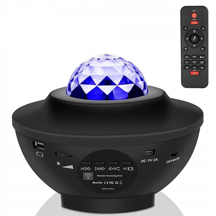 Projektor Gwiazd Star Lampka Nocna Led Usb Prezent Lampka Projektor