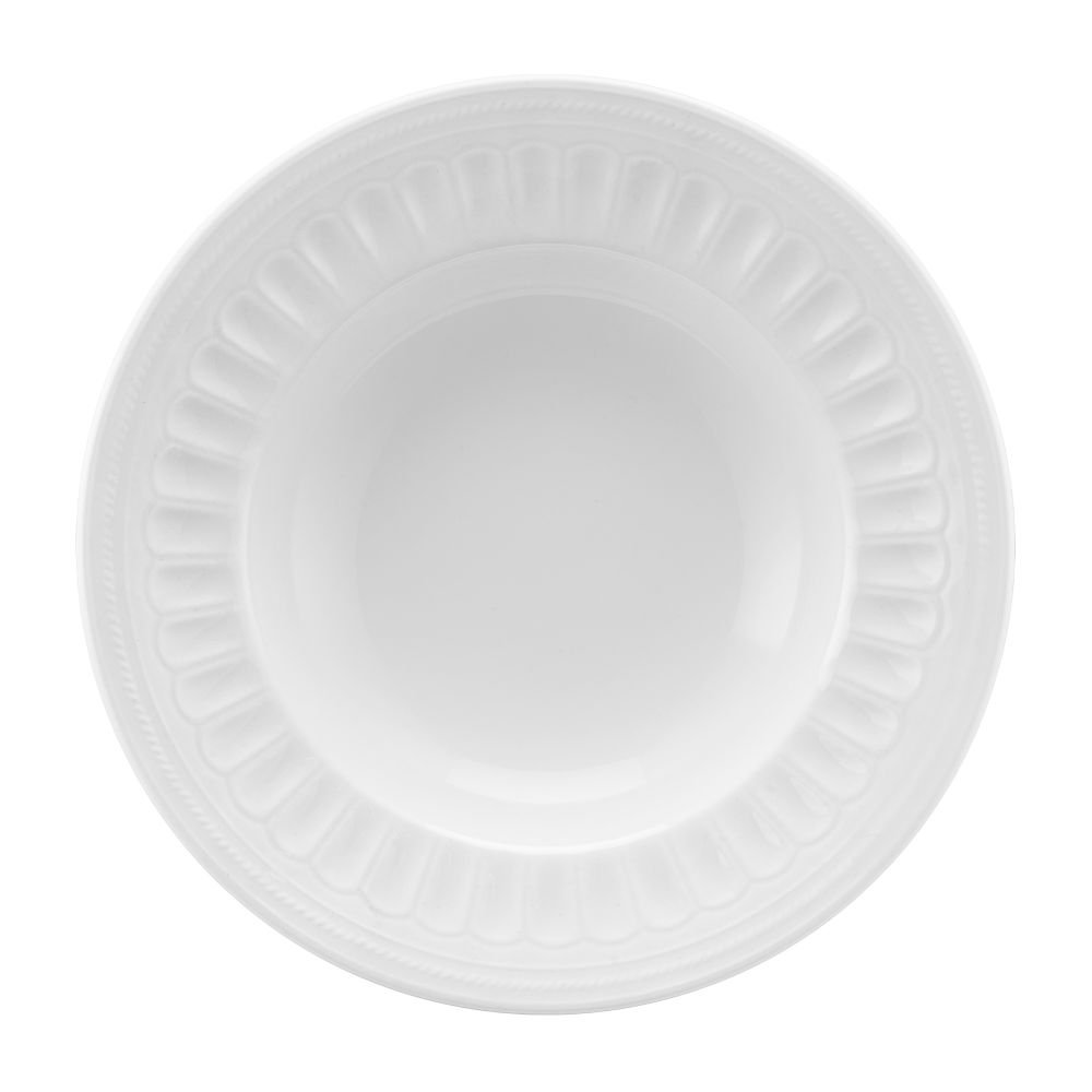 Talerz Głęboki Porcelanowy 23 Cm Mesyna White Villa Italia