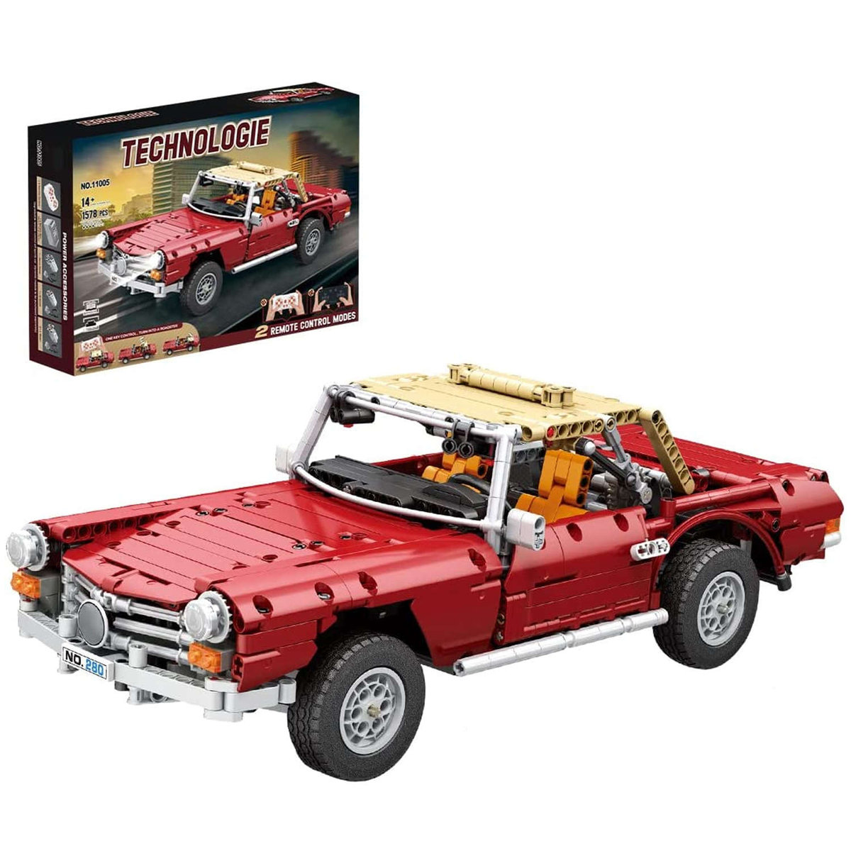 Klocki Technic Retro Pojazd Mercedes-Benz 280Sl