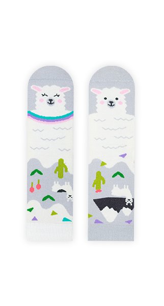 Zabawne Skarpetki W Lamy -  Llamacita Kids - 27-30
