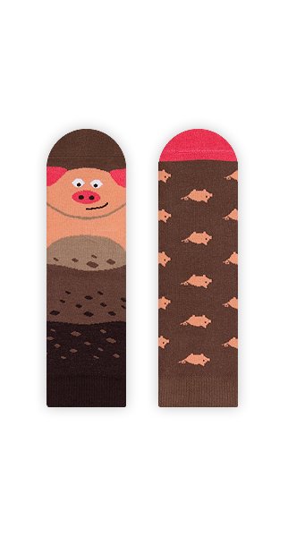 Zabawne Skarpetki W Świnki - Piggy Kids - 27-30