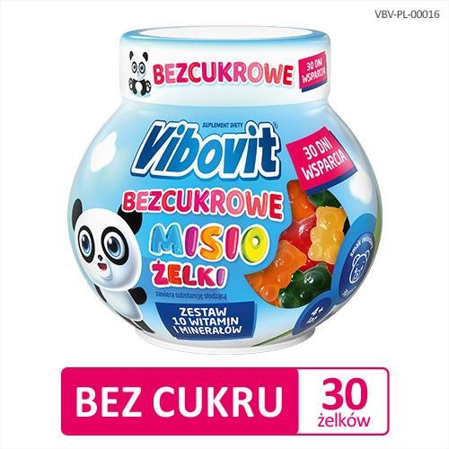 Фото - Вітаміни й мінерали Vibovit Misio żelki bezcukrowe żelki 30szt