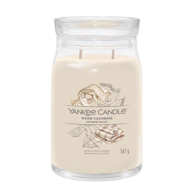 Yankee Candle Signature Warm Cashmere Duża Świeca Zapachowa 567G