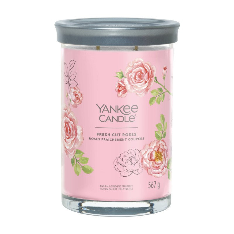 Yankee Candle Świeca zapachowa Fresh Cut Roses tumbler duży