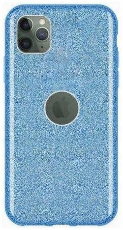 Wozinsky Glitter Case błyszczące etui pokrowiec z brokatem iPhone 11 Pro Max niebieski - Niebieski