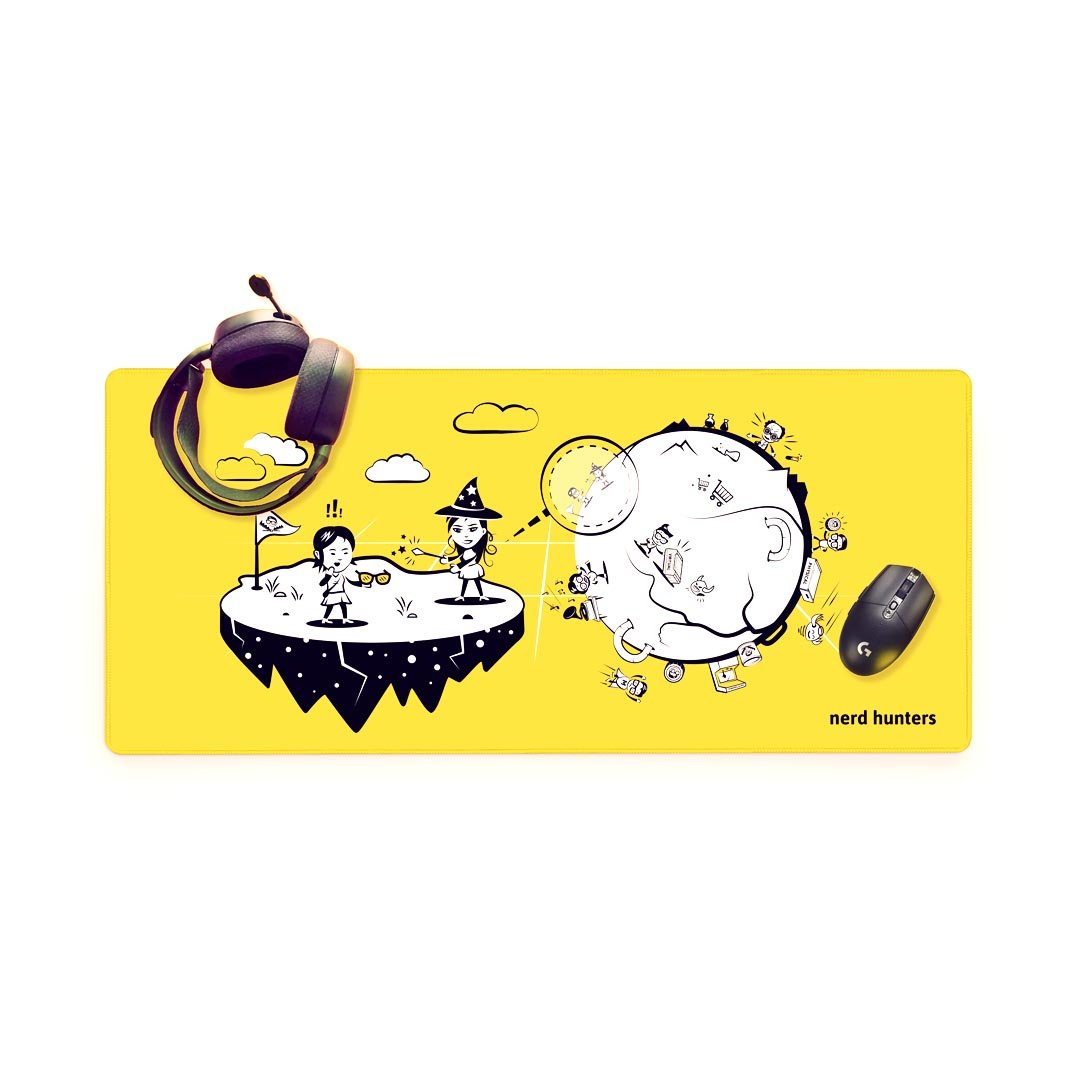 Gamingowa Podkładka Pod Mysz - Become Nerdosia Citizen
