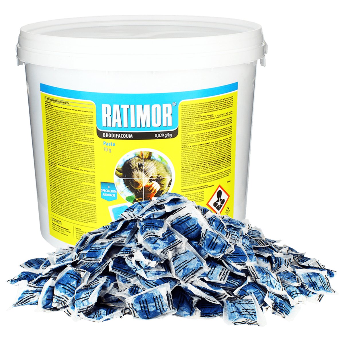 Trutka Na Myszy I Szczury Pasta Ratimor Brodifakum 3 Kg