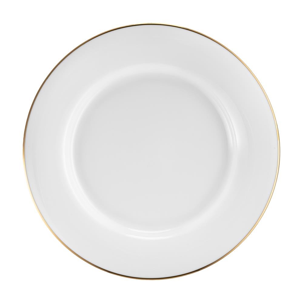 Talerz Płytki Porcelanowy 27 Cm Plus Gold Villa Italia