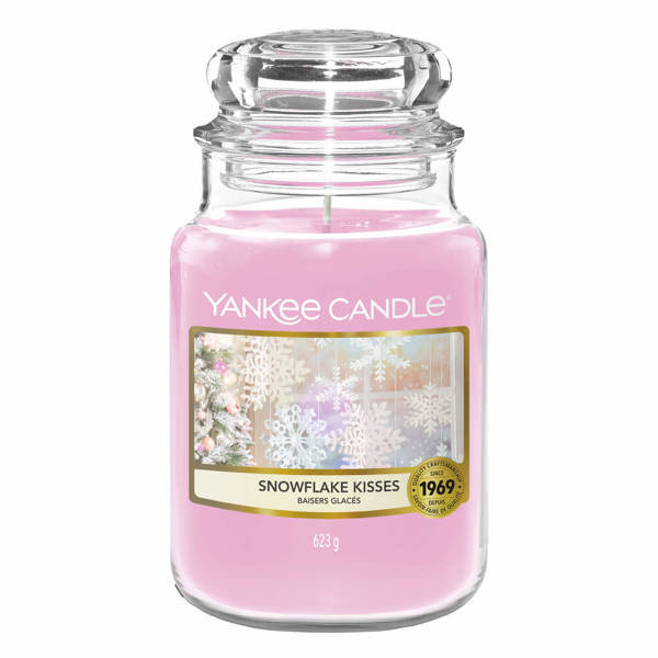 Yankee Candle Snowflake Kisses Duża Świeca Zapachowa 623G