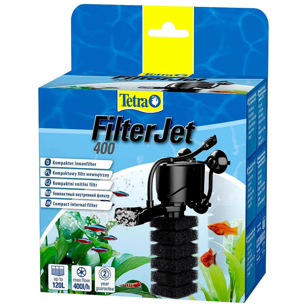 TetraTec FilterJet 400 filtr wewnętrzny do 120 l
