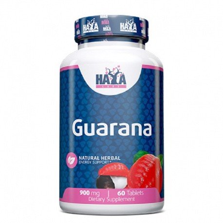 Haya Labs, Guarana 900 mg, 60 tabl.