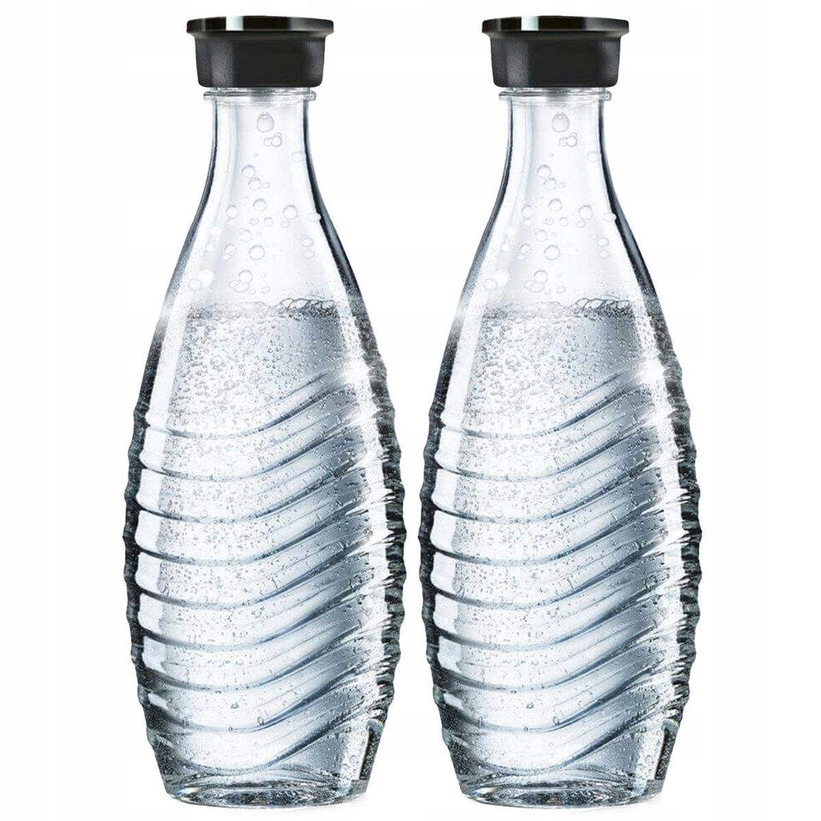 Szklana Karafka Butelka 0,6L Do SodaStream 2 Szt.