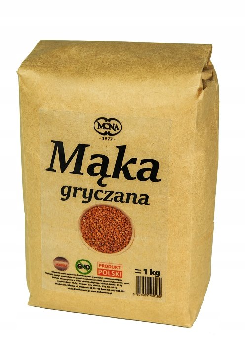 Mąka Gryczana Jasna Premium 5 Kg Mona Bezglutenowa