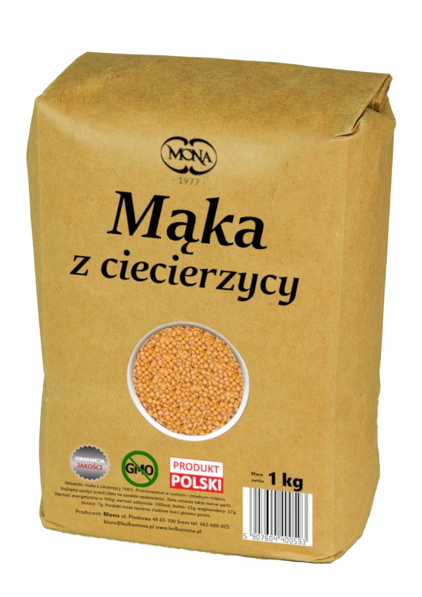 Mąka Z Ciecierzycy Cieciorki Mona 5 Kg Premium