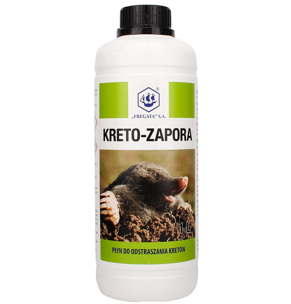 Fregata KRETO-ZAPORA 1L. Mocny środek na krety, preparat w płynie.