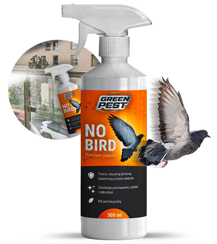 Green Pest Środek na gołębie, ptaki spray No Bird 500ml
