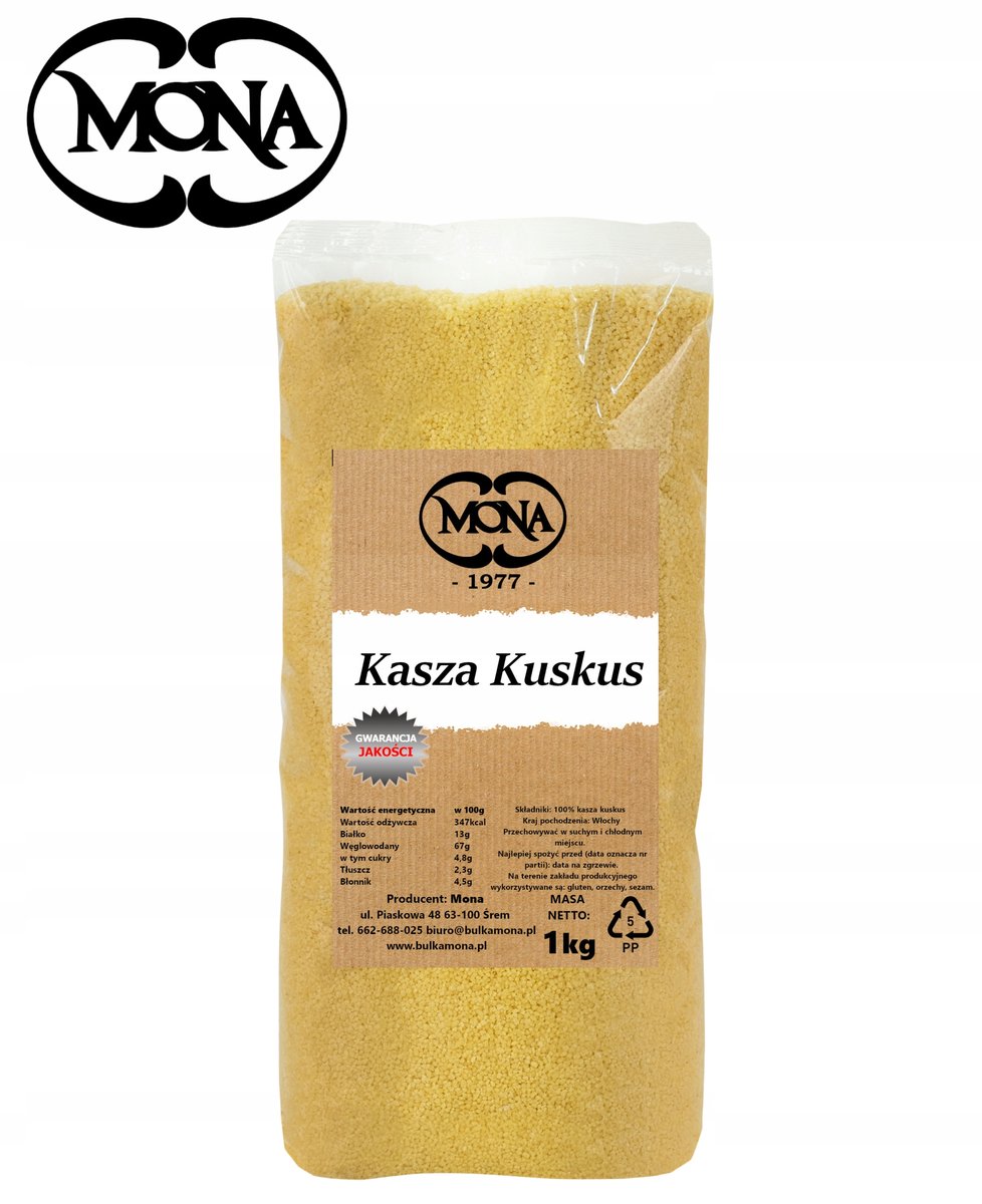 Kasza Kuskus Mona 1Kg Premium