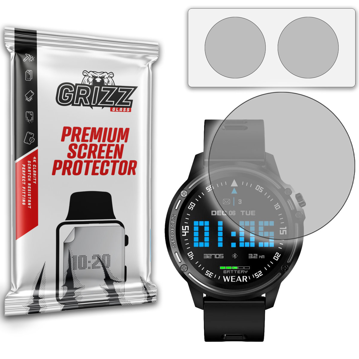 Folia matowa GrizzGlass PaperScreen Smartwatch WL8