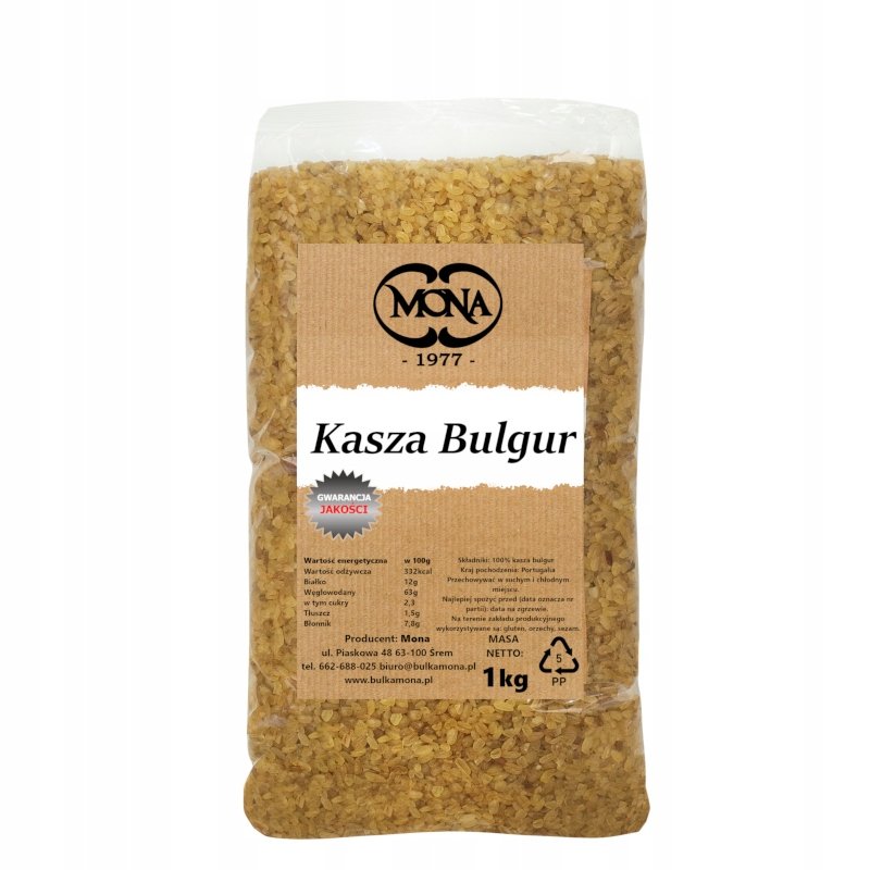 Kasza Bulgur Mona 1Kg Premium