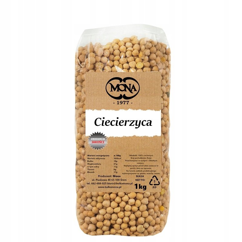 Ciecierzyca, Cieciorka, Groch Włoski 1Kg Mona