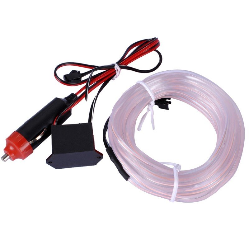 Światłowód El Wire Ambient Taśma Led 2M 12V Biały